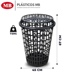 CESTO TELADO NR60 SILVERBLACK MB