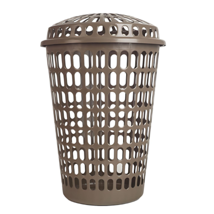 Cesto Telado Organizador Para Roupas Com Tampa 60l