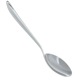 COLHER DE MESA INTEIRICO DE ACO 19CM