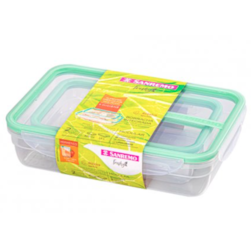 Conj 2 Potes Plast Sanremo Sr1742/21c