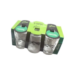 Conj C/6 Copos 215ml Transp Plasvale 90344600