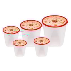 Conj Pote Mant Red 5pcs Jaguar