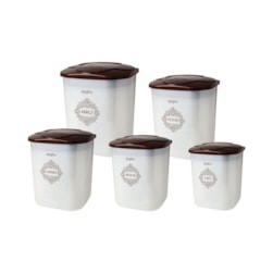 Conj Potes Mantimentos Qd 5pcs Jaguar 90717