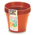 Conj Vaso Red P/suculenta 5pcs Ercaplast