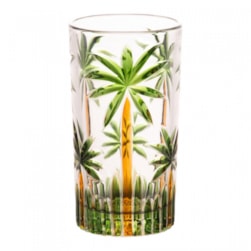 Copo Alto Palm Tree Handpaint 360ml Coliseu