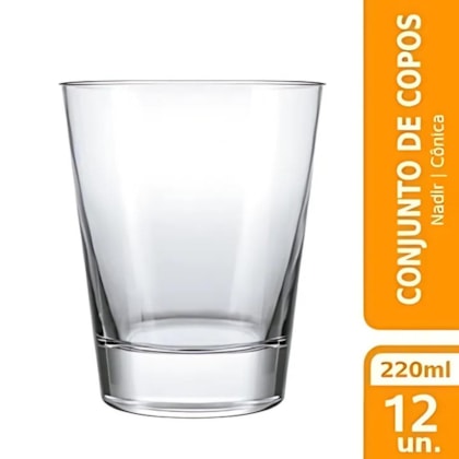 COPO CALDERETA OLD FASHIONED 220ML - CX 12 UNIDADES