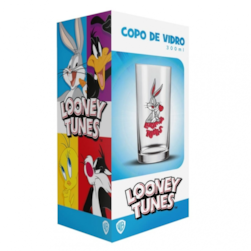 Copo Cylinder Manchester Pernalonga Love Looney Tunes 300 ML