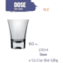 Copo Dose Cachaça Tequila Vodka 60 ml