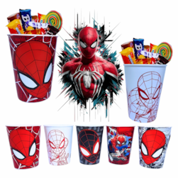 Copo Homem-aranha 320ml Plasutil