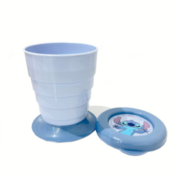 COPO RETRATIL STITCH 330ML PLASUTIL