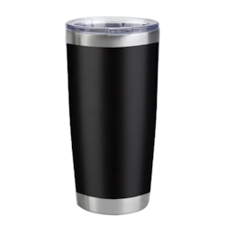 Copo Termico Inox Preto C/tp 600ml Coliseu