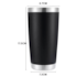 Copo Termico Inox Preto C/tp 600ml Coliseu