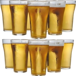 COPO VIDRO CERVEJA CHOPP BAR BOTECO 200ML - CX 24 UNIDADES