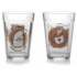 Copo Vidro Mensagens Café 190ml
