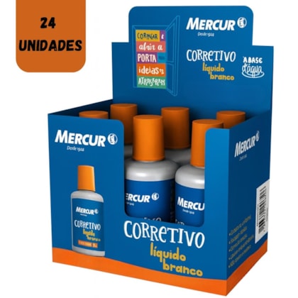 CORRETIVO 18ML MERCUR 3013 - CX 24 UNIDADES