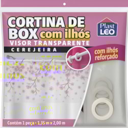 Cortina de Box c/Visor Ret Cerejeira Plast-Leo