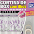 Cortina de Box c/Visor Ret Lavanda Plast-Leo