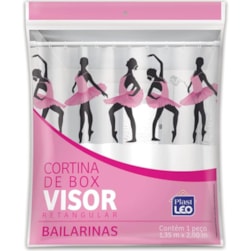 Cortina para Box 1,35m x 2,00m RT Bailarina Plast-Leo