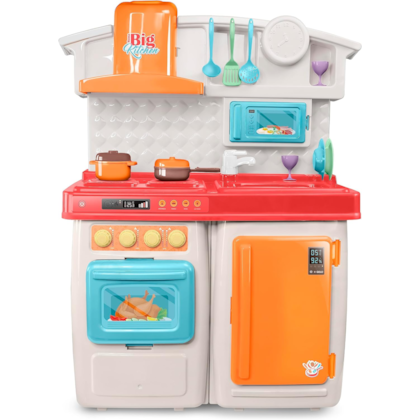 Cozinha Big Kitchen Laranja Coral Roma