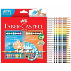 Ecolapis Bicolor 24un Faber Castell 120624g