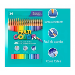 Ecolapis Cor Mult C/36 Sp Faber Castell