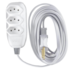 Ext Compacta C/cordao Paral 1,5m 10a 250v Br Ilumi