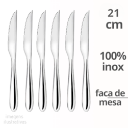 FACA DE CHURRASCO INTEIRICO 21CM CHAZAK CDA7286