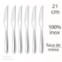 FACA DE CHURRASCO INTEIRICO 21CM CHAZAK CDA7286