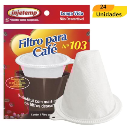 FILTRO LV P/CAFE TM103 INJETEMP 1900 - CX 24 UNIDADES