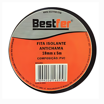 Fita Isolante Pt 18mmx5m Bestfer