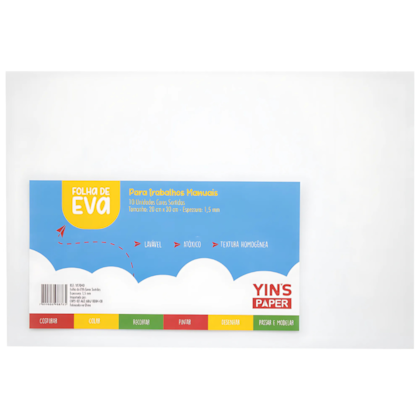 Folha Eva Branco 40x48 1,5mm Yins