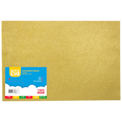 Folha Eva Ouro/dourado 40x48 1,5mm Yins