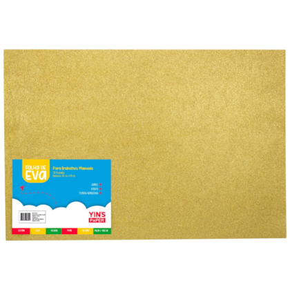 Folha Eva Ouro/dourado 40x48 1,5mm Yins