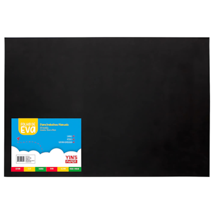 Folha Eva Preto 40x48 1,5mm Yins