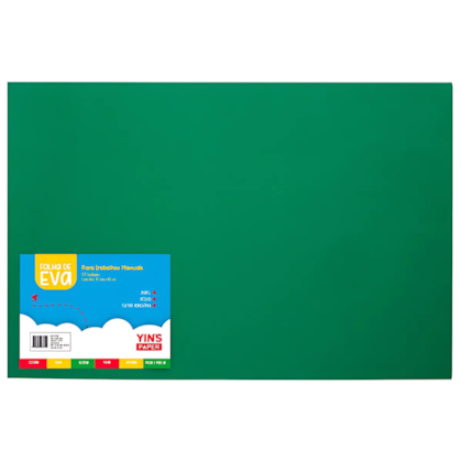 Folha Eva Verde 40x48 1,5mm Yins