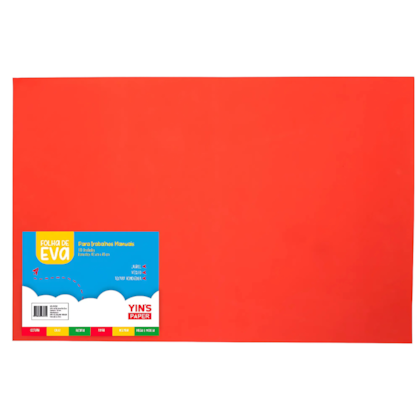 Folha Eva Vermelho 40x48 1,5mm Yins