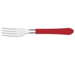 Garfo Mesa Color Vermelho Original Line Sl0761