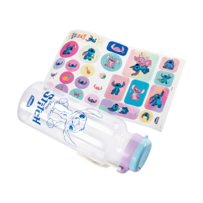 GARRAFA FUN ABRE FACIL STITCH 600ML PLASUTIL