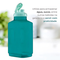 Garrafa para Água Verde 1,7L Bandeirantes