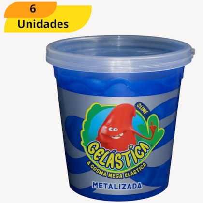 GELASTICA METALIZADA 180GR TOYS LAB 842022 - CX 6 UNIDADES