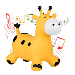 Girafinha Upa Upa Original Inflável Musical Criança Pocotó - Bee Toys