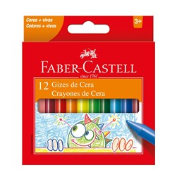 Giz De Cera 12 Cores Faber Castell 141012n