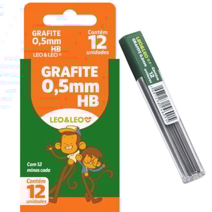 GRAFITE MINA 0,5MM  LEO E LEO 4701 - CX 12 UNIDADES