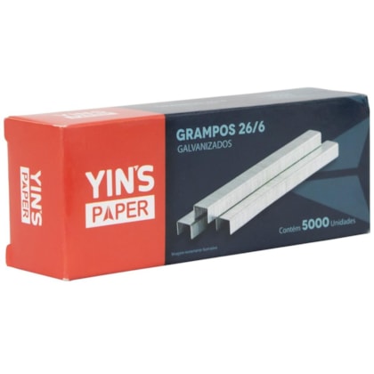 GRAMPO GALVANIZADO 26/6 COM 5000