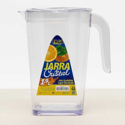 Jarra Cristal 1,9L Trans Ercaplast