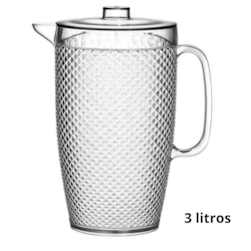 Jarra Diamante 3l Trans Niquelart