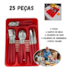 Jg de Talher Berlim c/Porta Talher 25pcs Inga