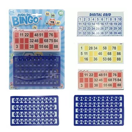 Jogo Do Bingo Com 24 Cartelas e 90 Bolinhas Ark Toys - Chic Outlet -  Economize com estilo!