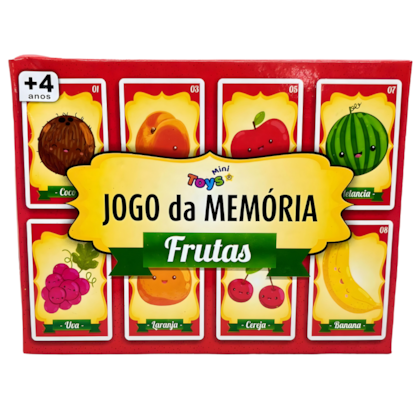 Jogo Da Memoria Frutas Minitoys 0548a