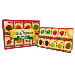 Jogo Da Memoria Frutas Minitoys 0548a